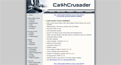 Desktop Screenshot of cashcrusadersoftware.com